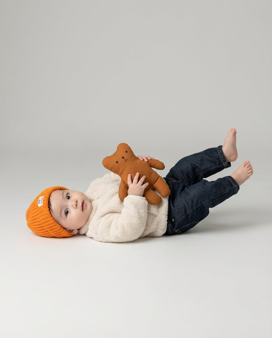 Baby Clothing Boys Plush Zip Jacket | Casual Coat