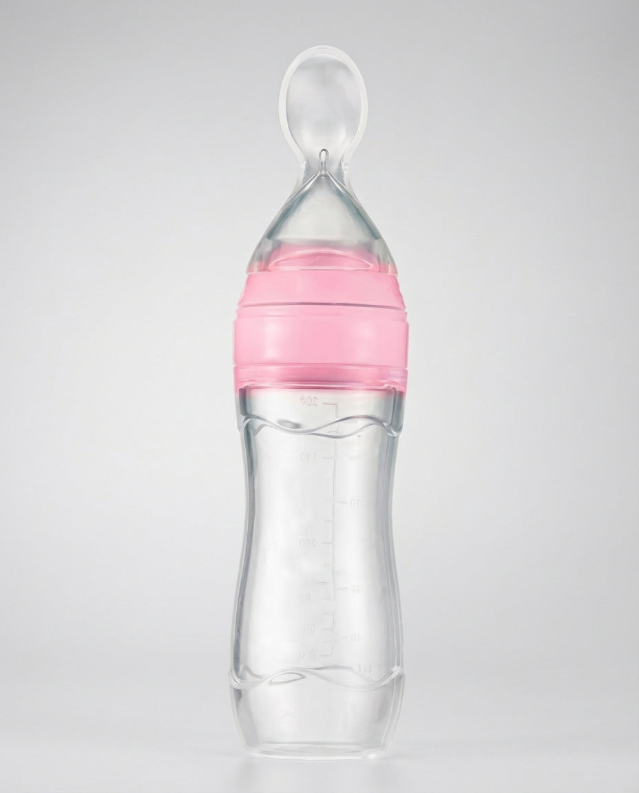 Baby Feeding Accessories Spoon Bottle Feeder | Squeeze Design