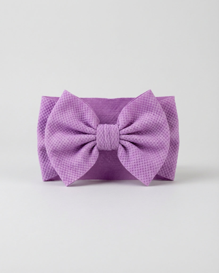 Baby Girl Headwear Oversized Bow Headband | Stretch Wrap