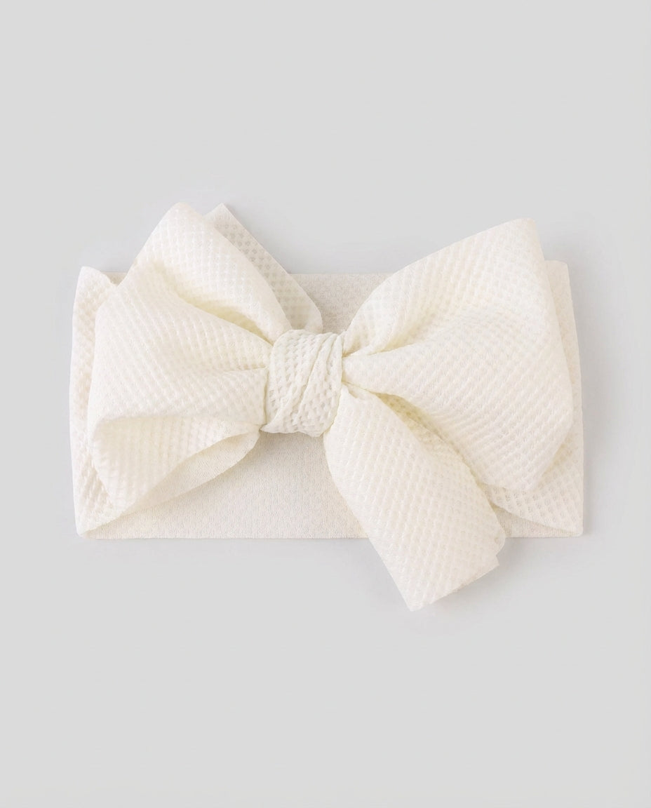 Baby Girl Headwear Oversized Bow Headband | Stretch Wrap
